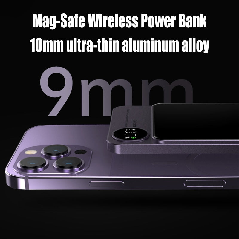 Magnetic Power Bank Wireless Charger