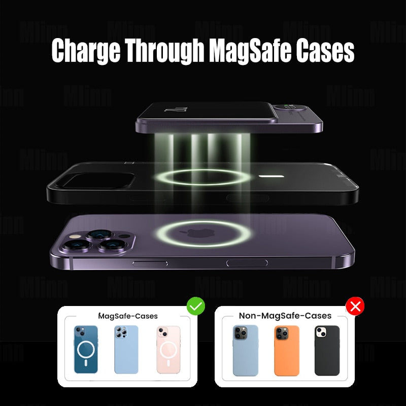 Magnetic Power Bank Wireless Charger