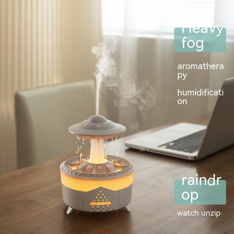 Raindrop Humidifier Water Drop Air Humidifier USB Aromatherapy Essential Oils Aroma Air Diffuser Household Mist Maker Home Decor